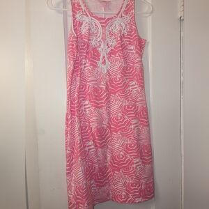 Lilly pulitzer Foster shift Hotty pink oh cabana dress